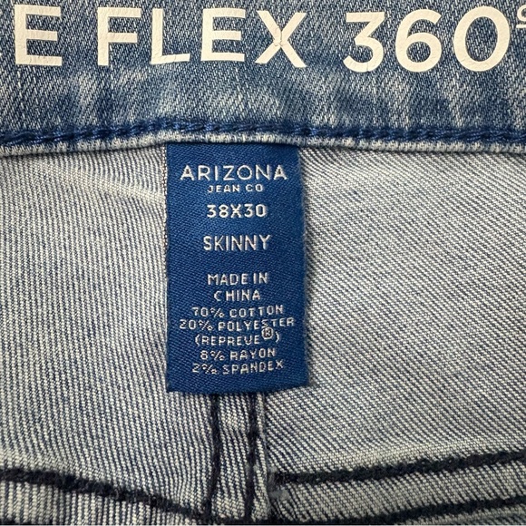 Men’s Arizona advanced flex 360 skinny jeans size 38x30 - Picture 11 of 13